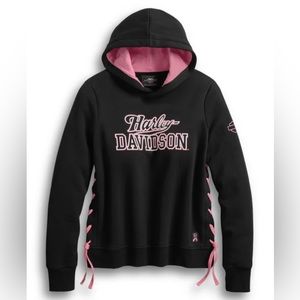 Women's Harley-Davidson Pink Label Side-Laced Pullover Hoodie